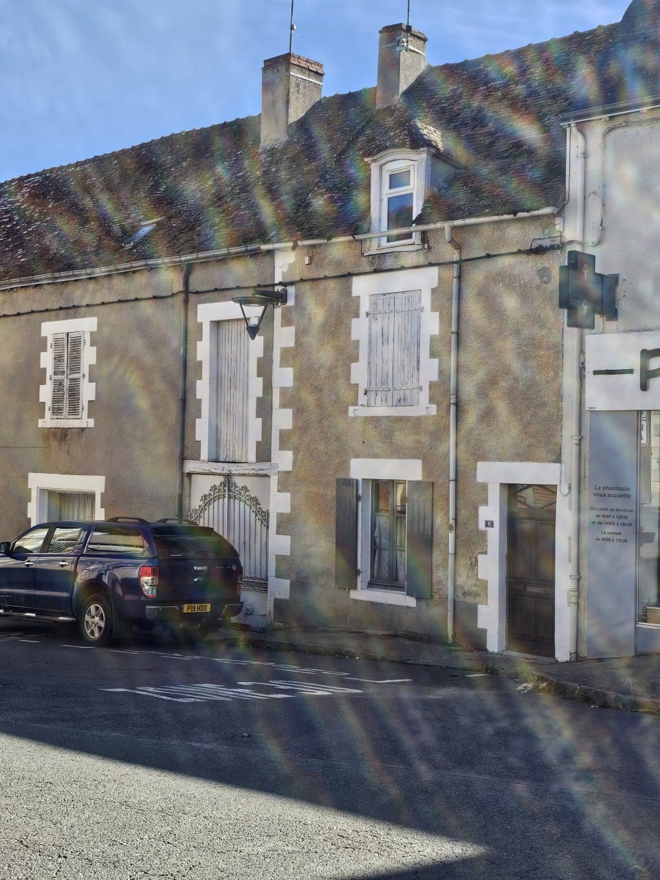 The front facade of La Maison — a traditional French village house